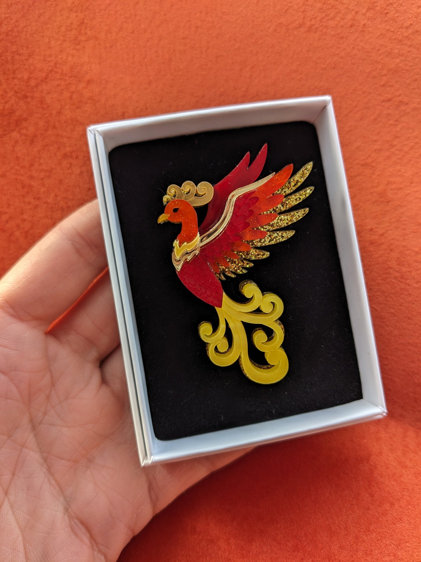 PRE ORDER Phoenix Earrings (choose flame studs or hoops)