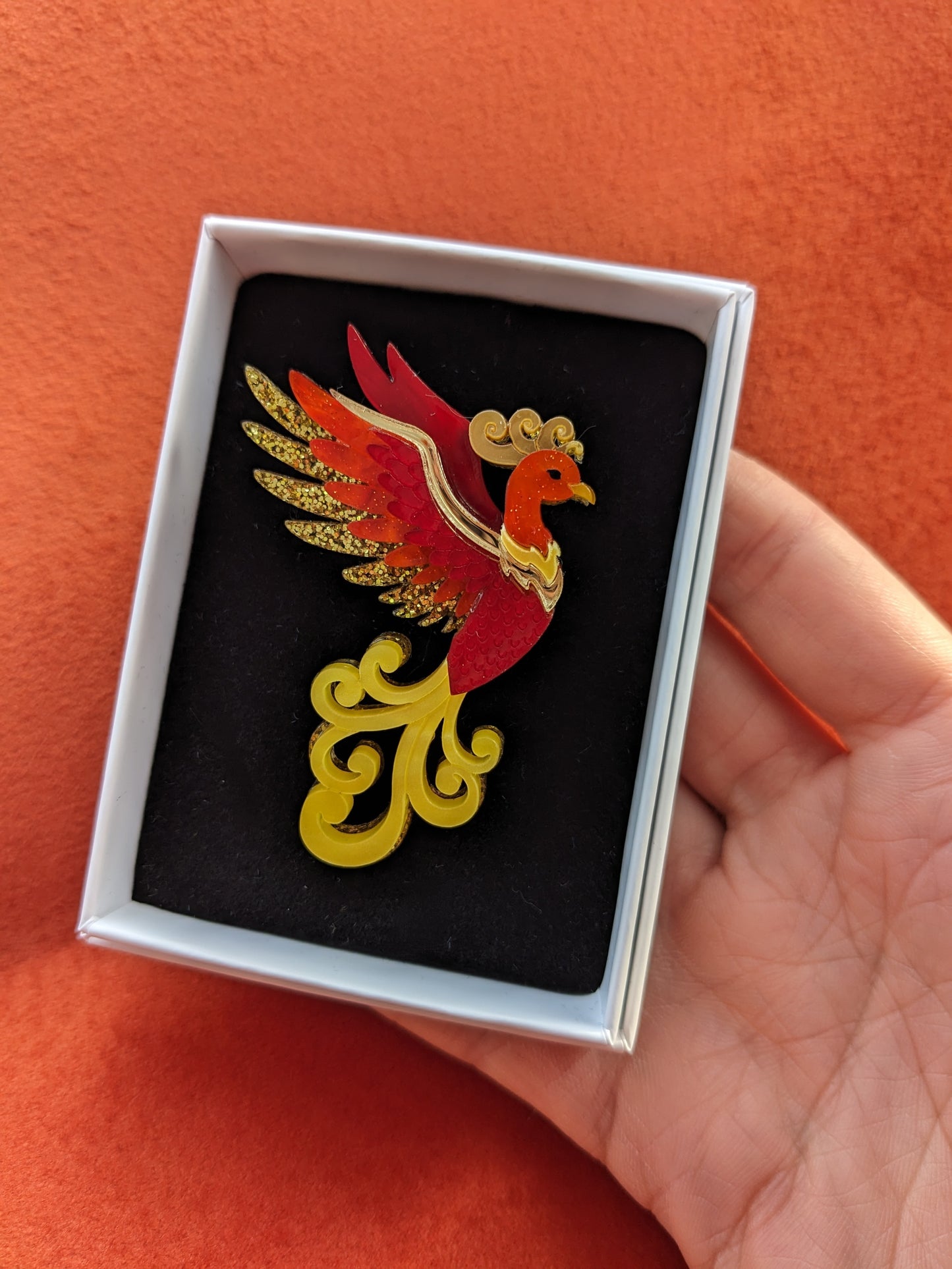 PRE ORDER Phoenix Earrings (choose flame studs or hoops)