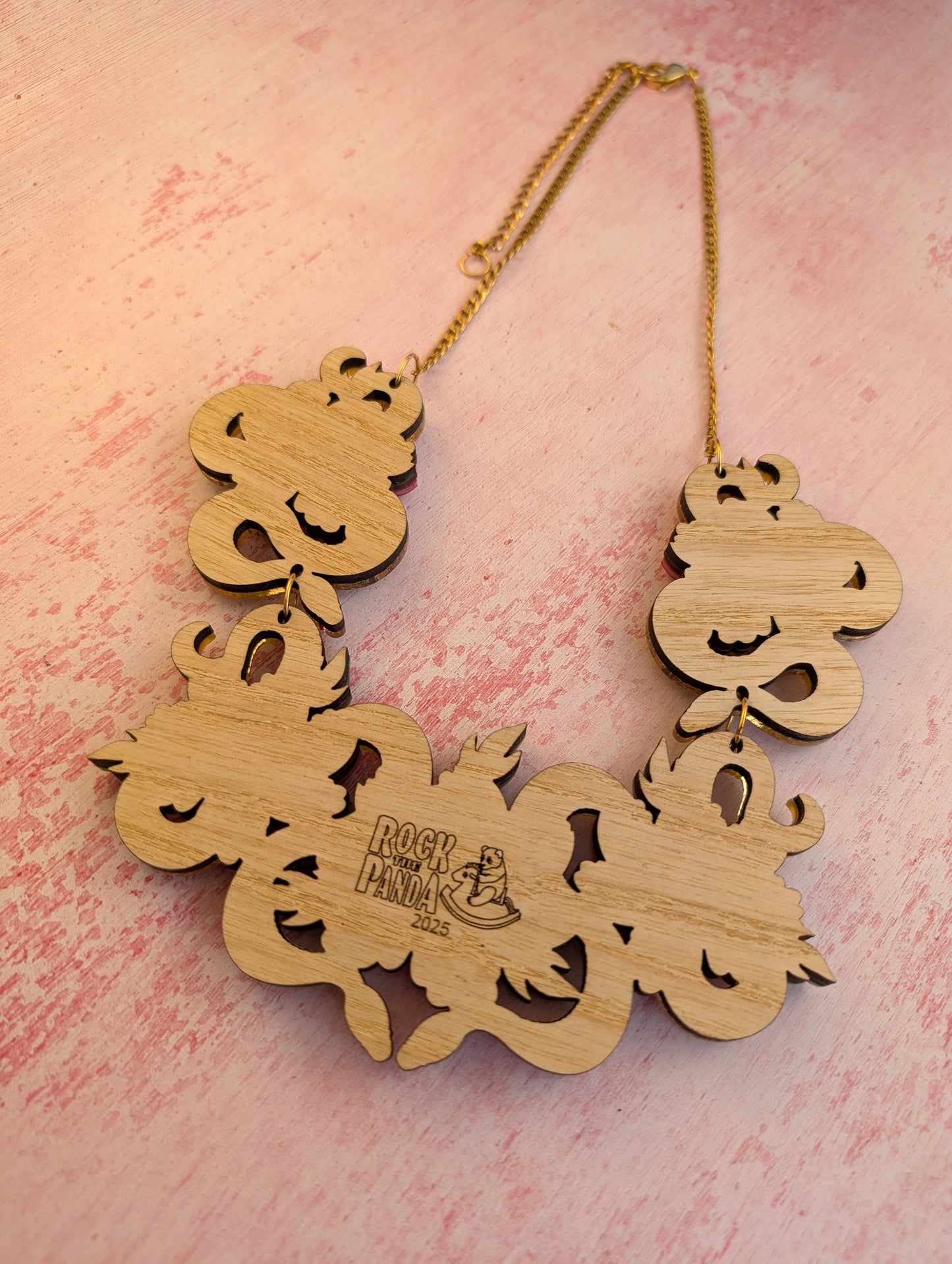 PRE ORDER Statement Snakes & Floral Necklace GOLD