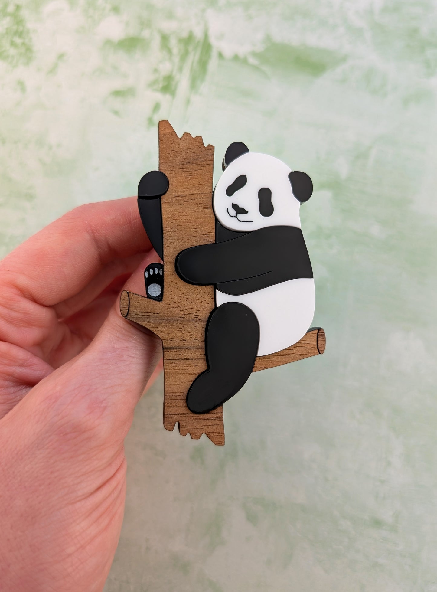 *NEW* PRE ORDER Panda Tree Brooch ORIGINAL PLAIN