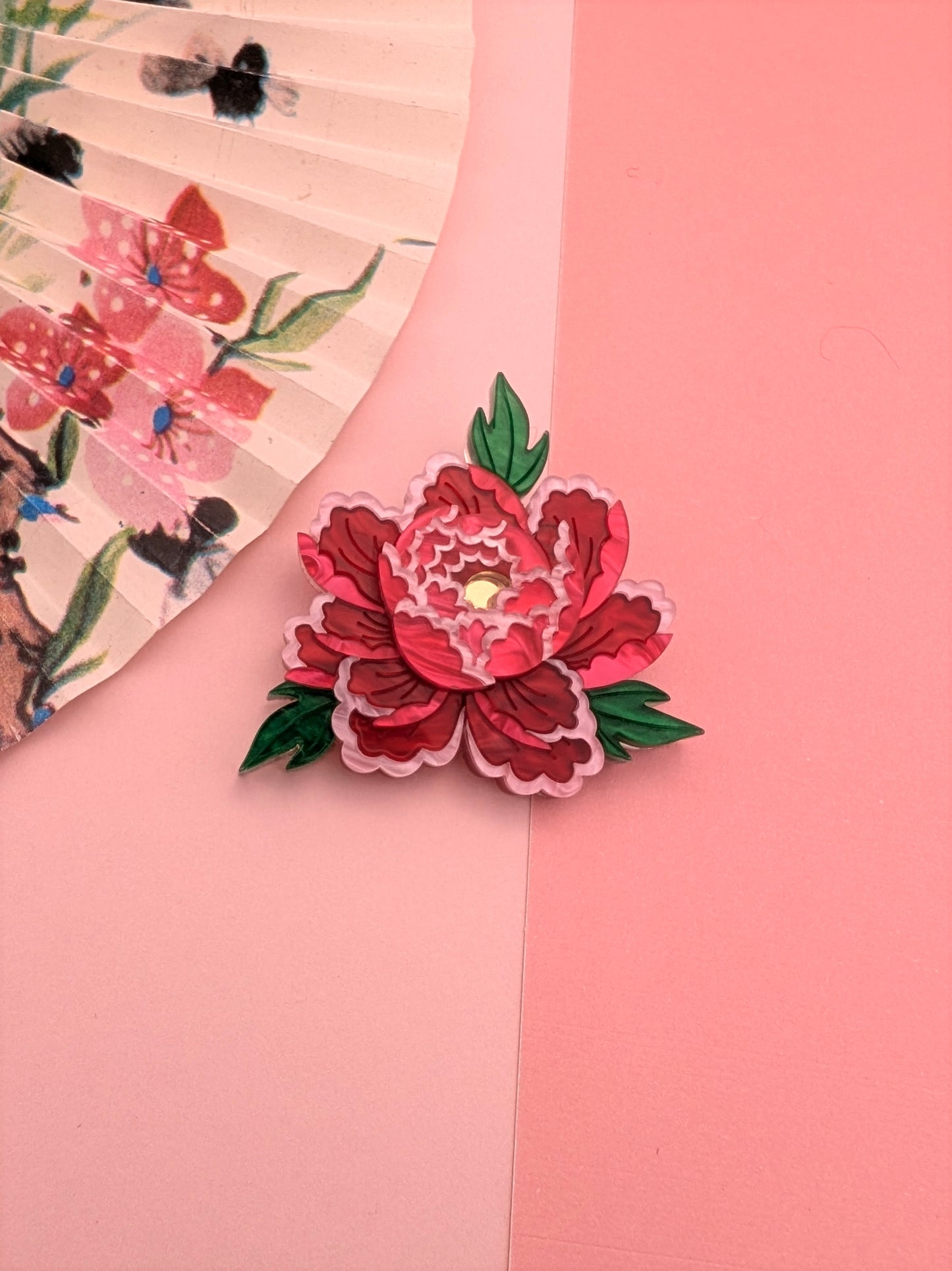 PRE ORDER Mini Floral Brooches, 3 Colours! Ask for frosted yellow centres via the basket notes!