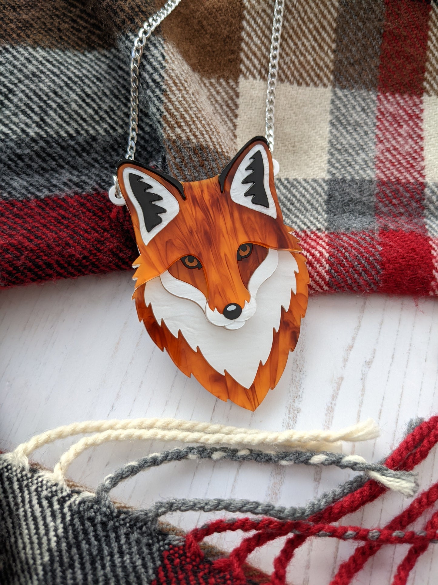 Fox Necklace - 'Autumn'