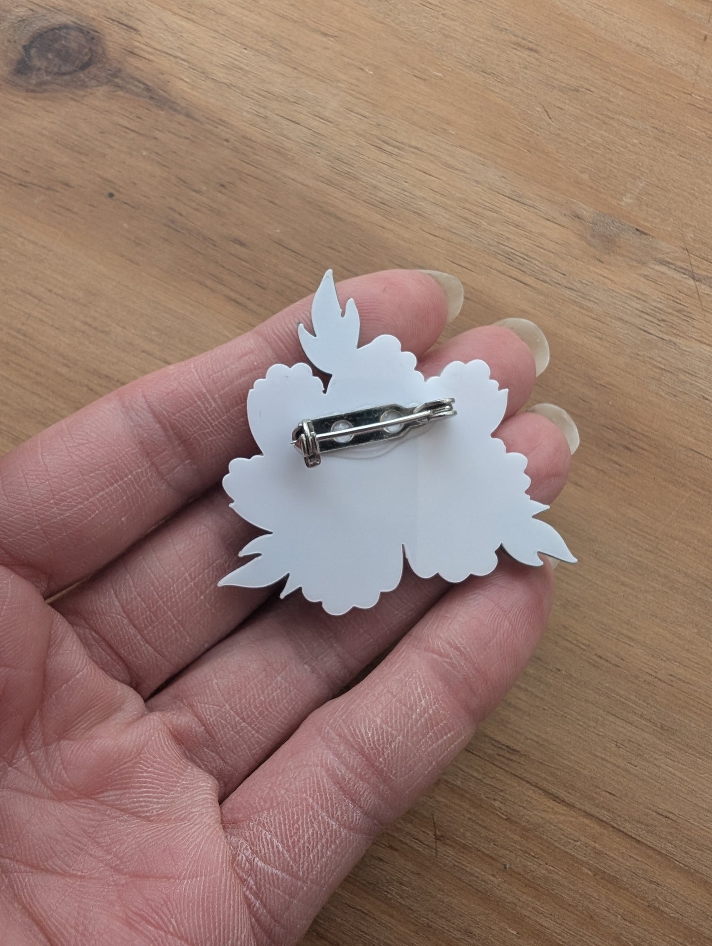 PRE ORDER Mini Floral Brooches, 3 Colours! Ask for frosted yellow centres via the basket notes!