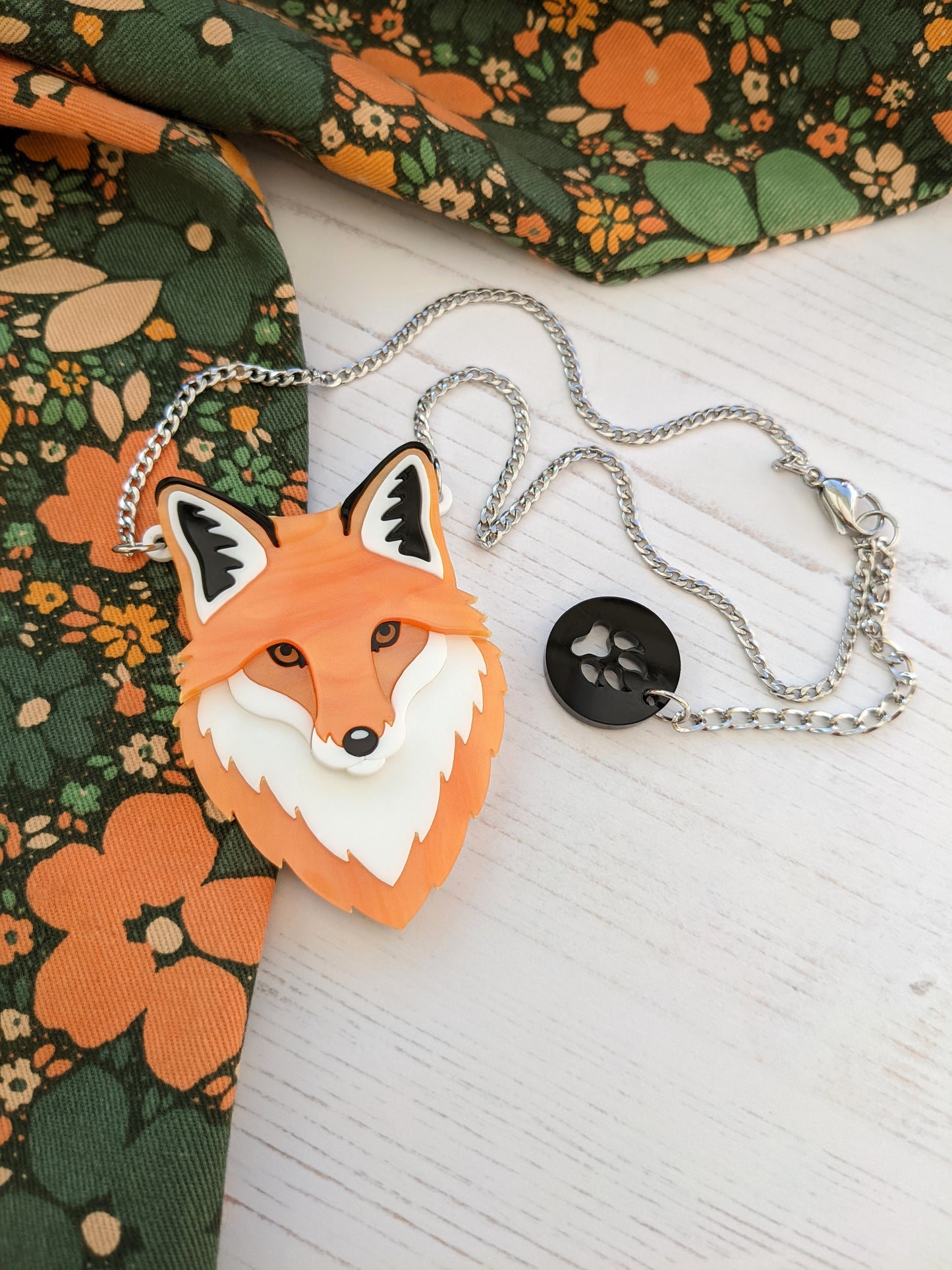 PRE ORDER Fox Necklace - 'Summer'