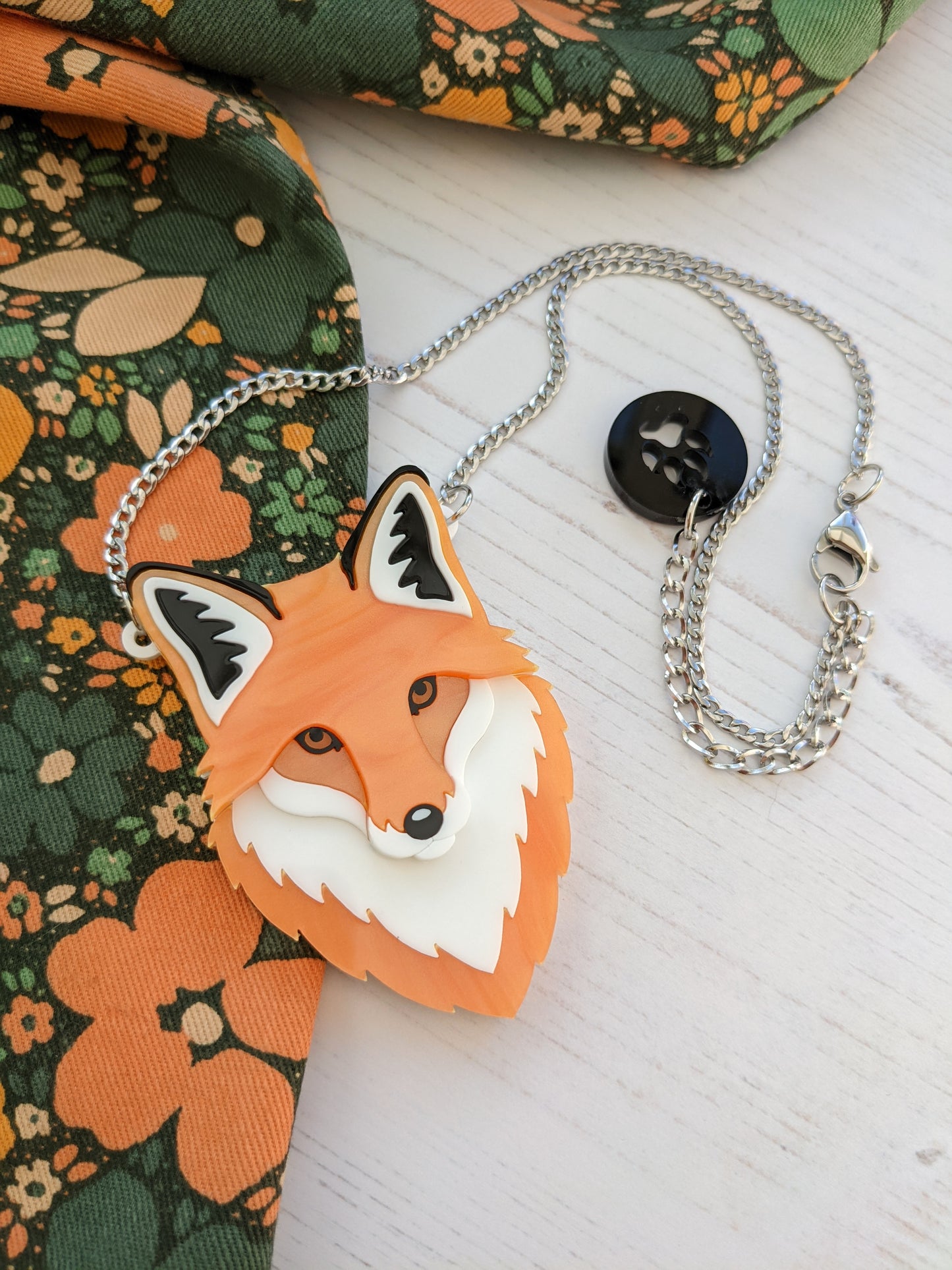 PRE ORDER Fox Necklace - 'Summer'