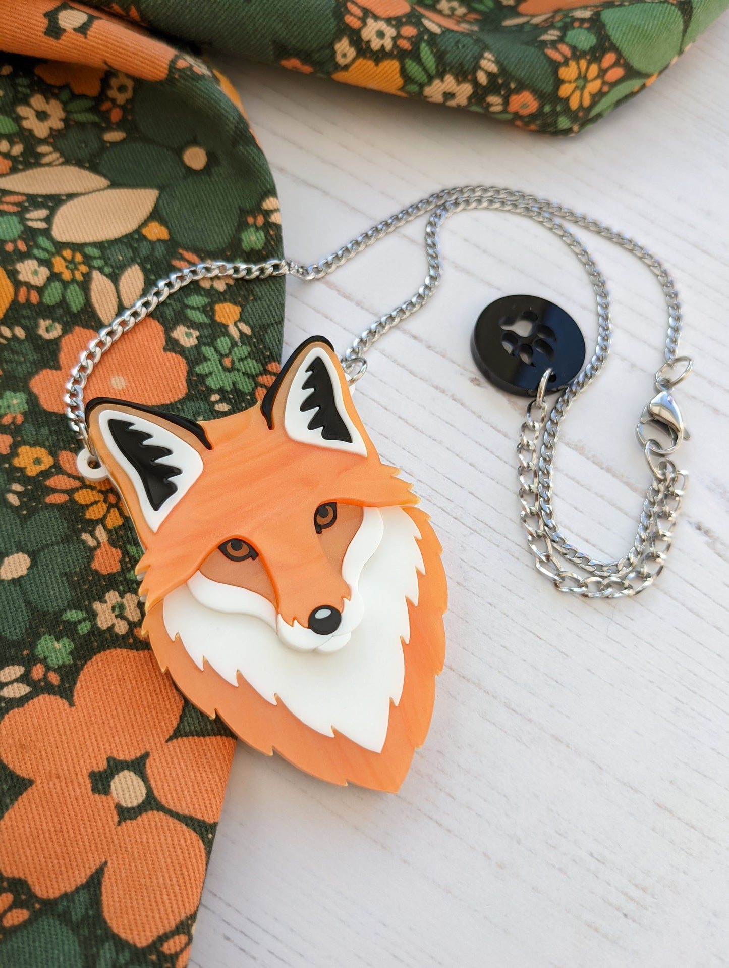 PRE ORDER Fox Necklace - 'Summer'