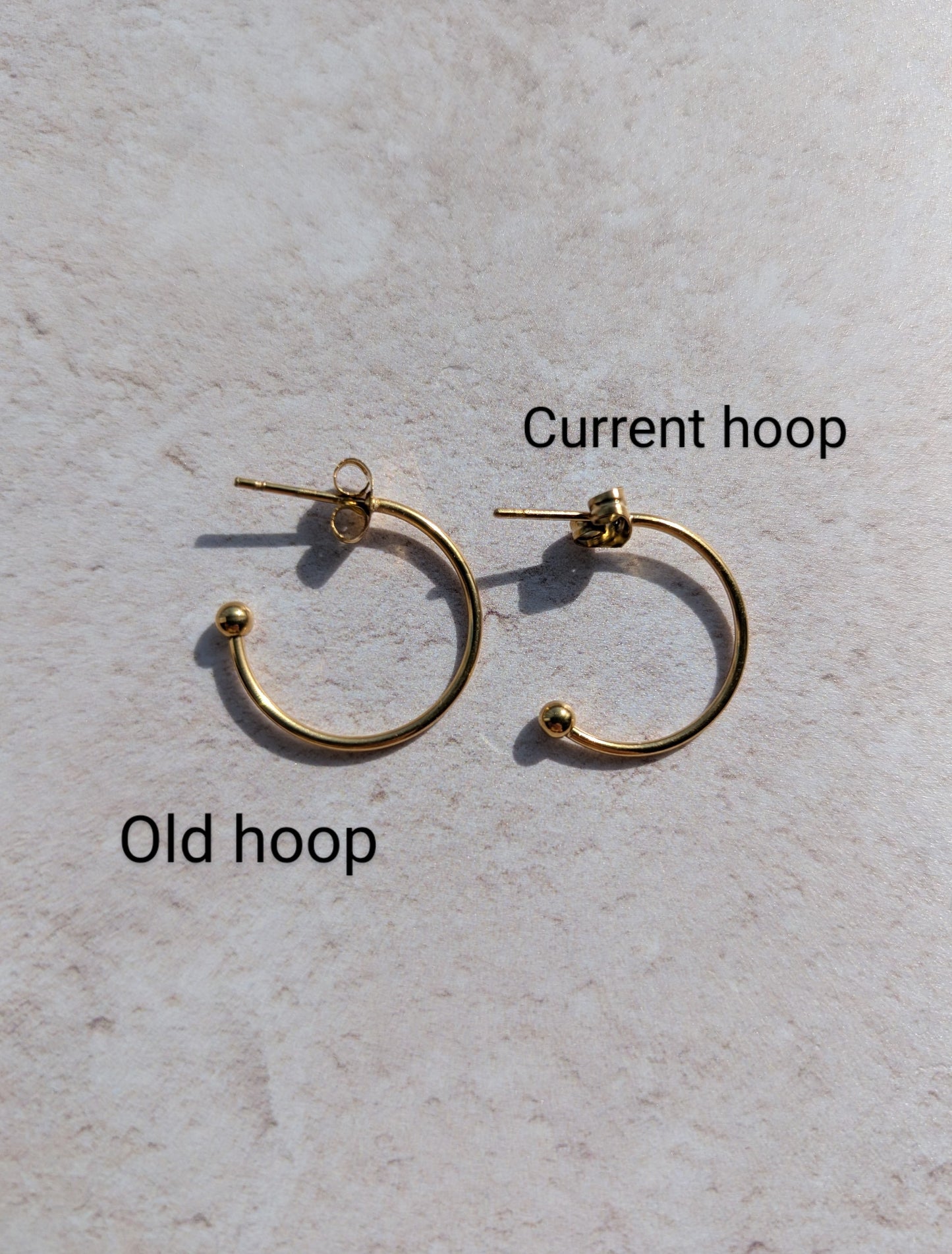 PRE ORDER Honey Bee Hoop Earrings (new hoops, see photo. Featuring in house recycled acrylic)