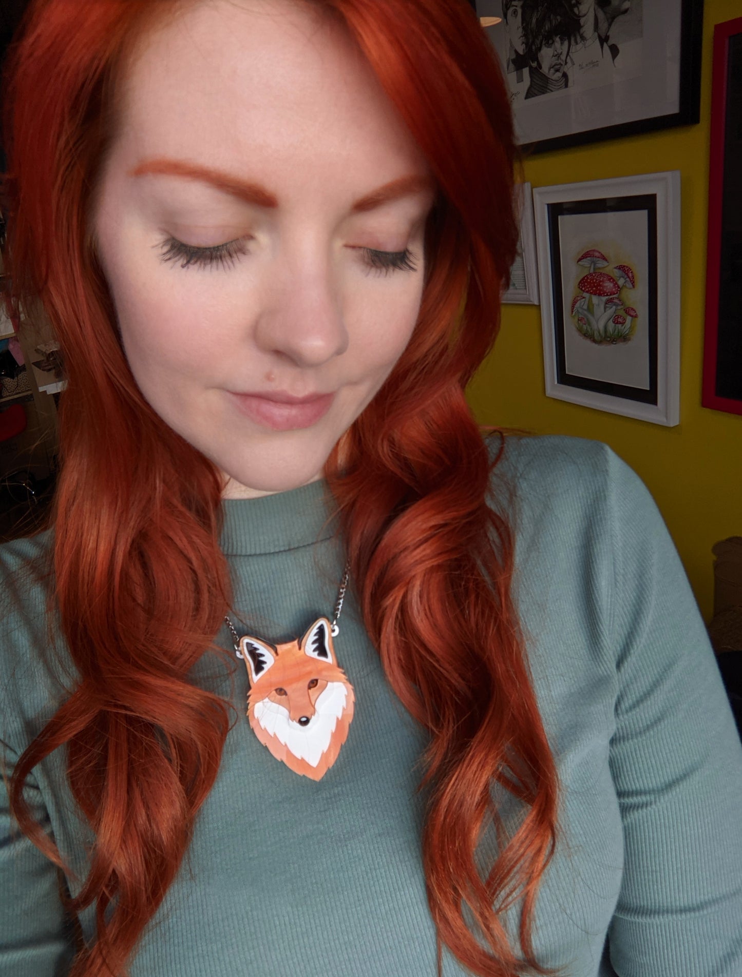 PRE ORDER Fox Necklace - 'Summer'
