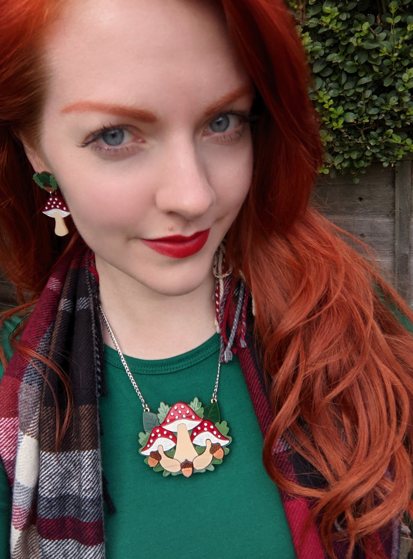 Toadstool Earrings - Woodland