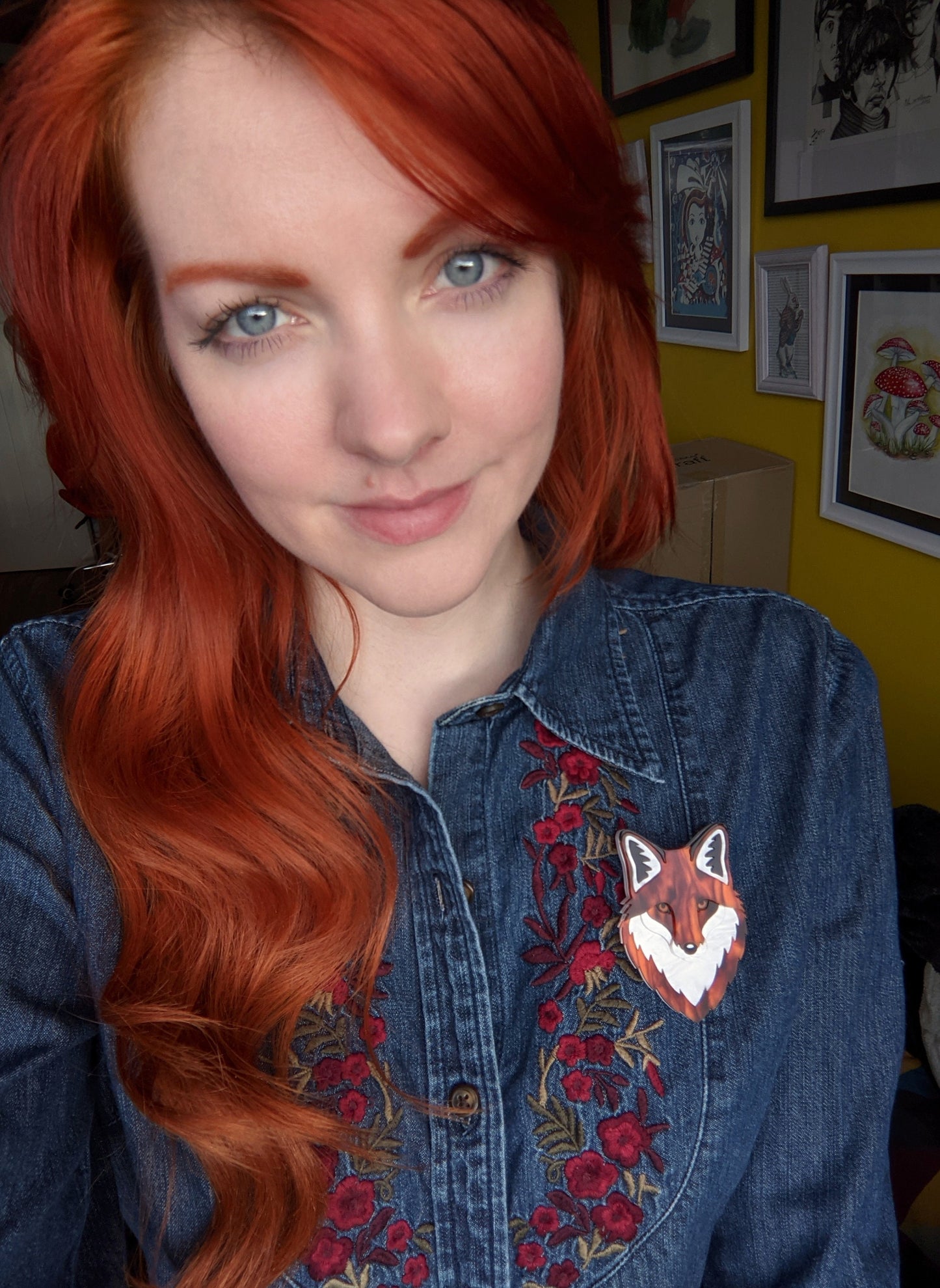 Fox Brooch - 'Autumn'