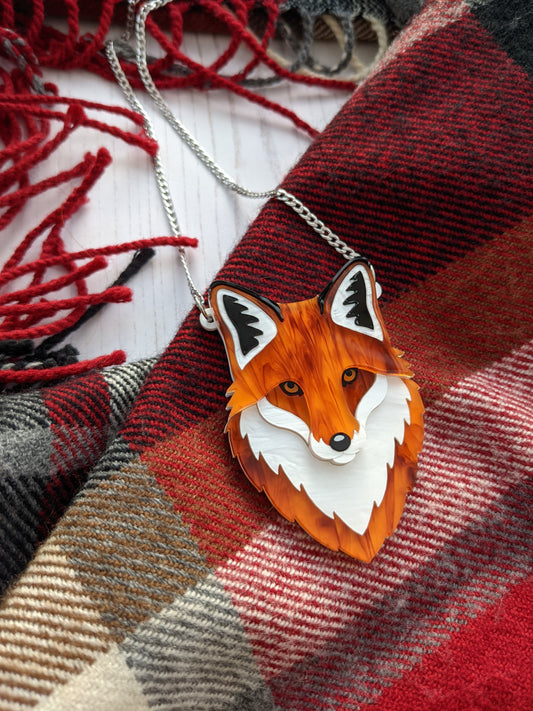 Fox Necklace - 'Autumn'