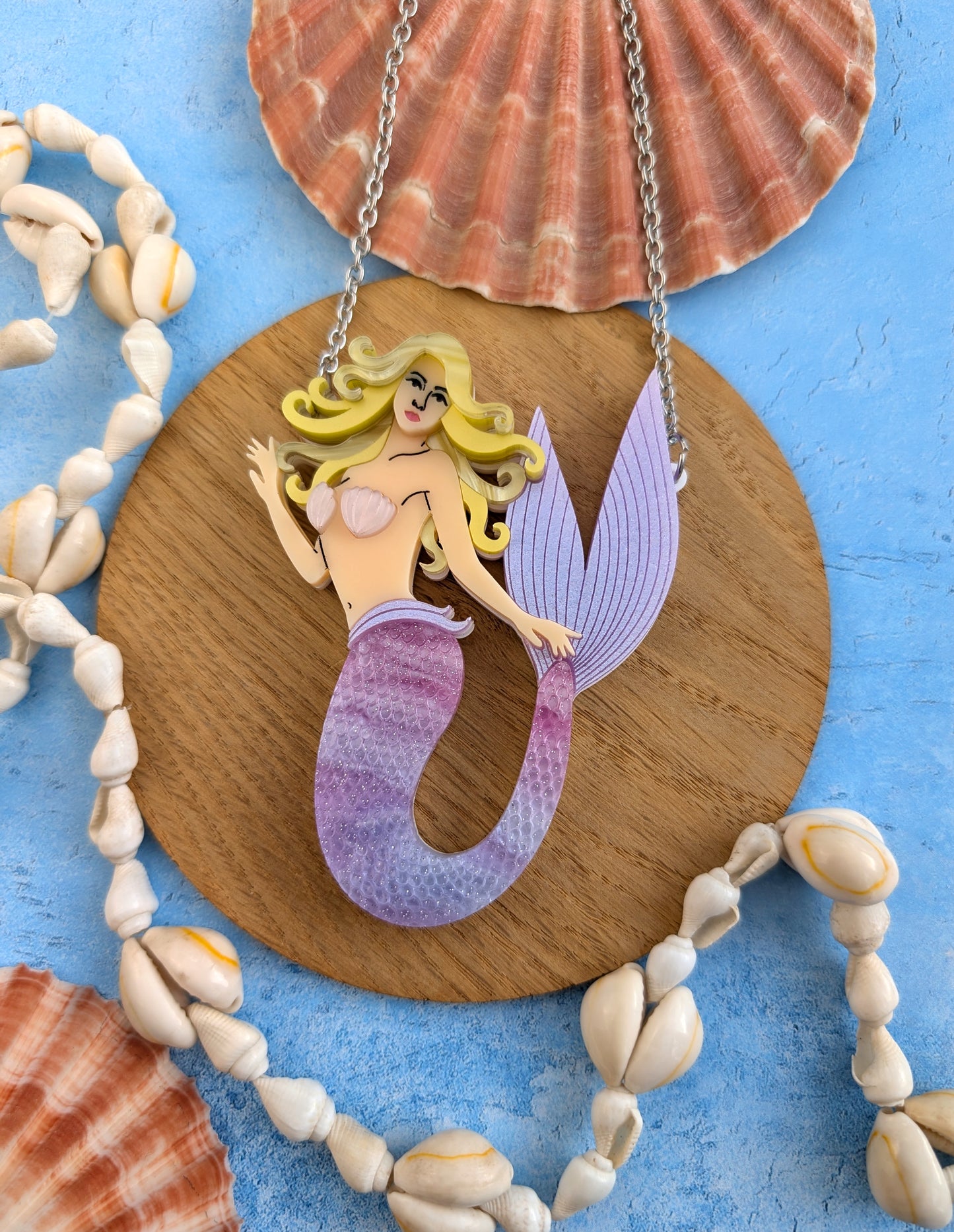 PRE ORDER Mermaid Small Necklace (5 colours)