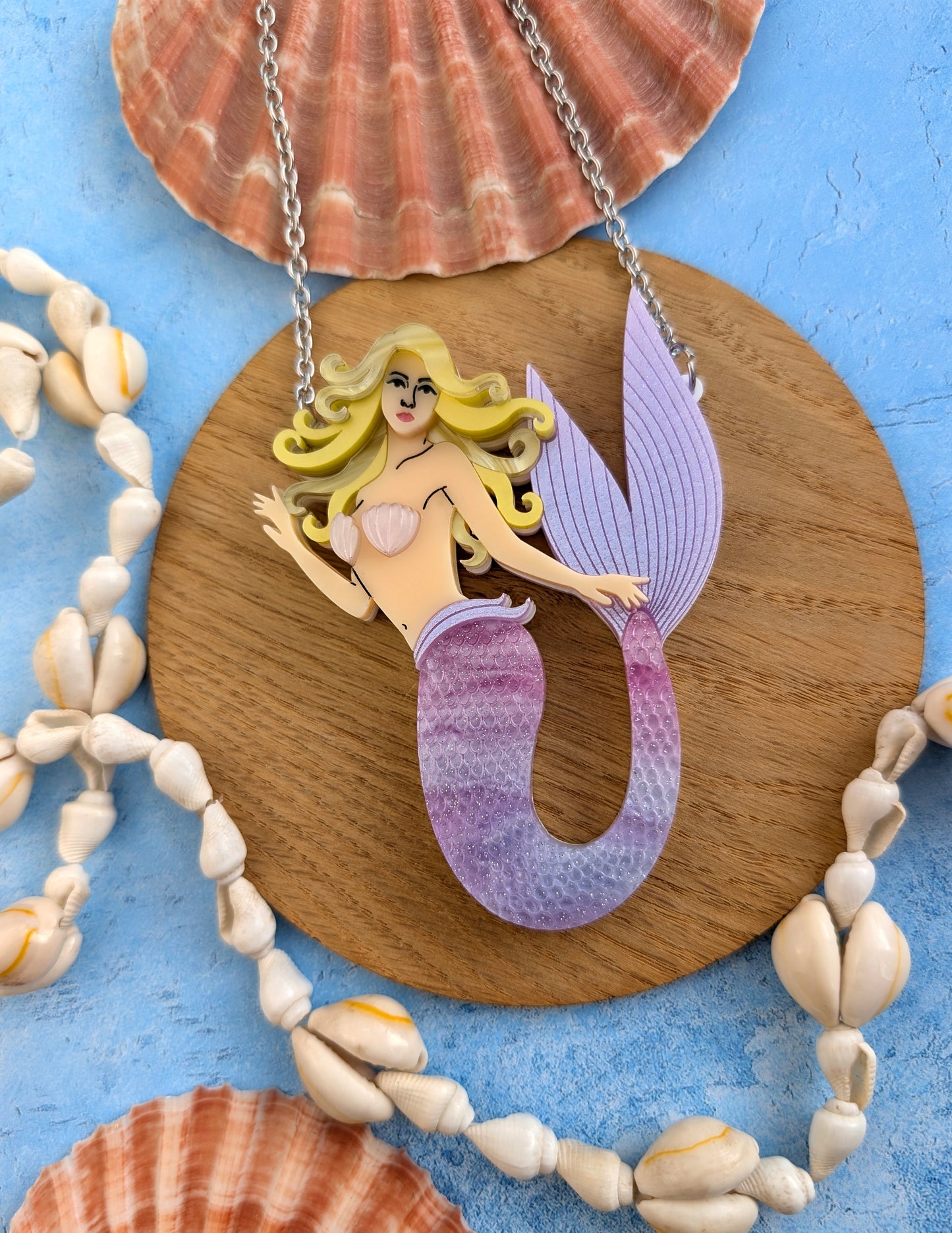 PRE ORDER Mermaid Small Necklace (5 colours)