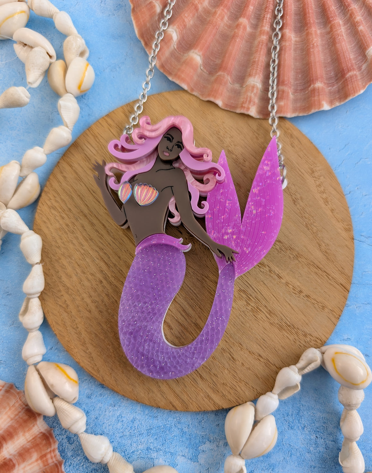 PRE ORDER Mermaid Small Necklace (5 colours)