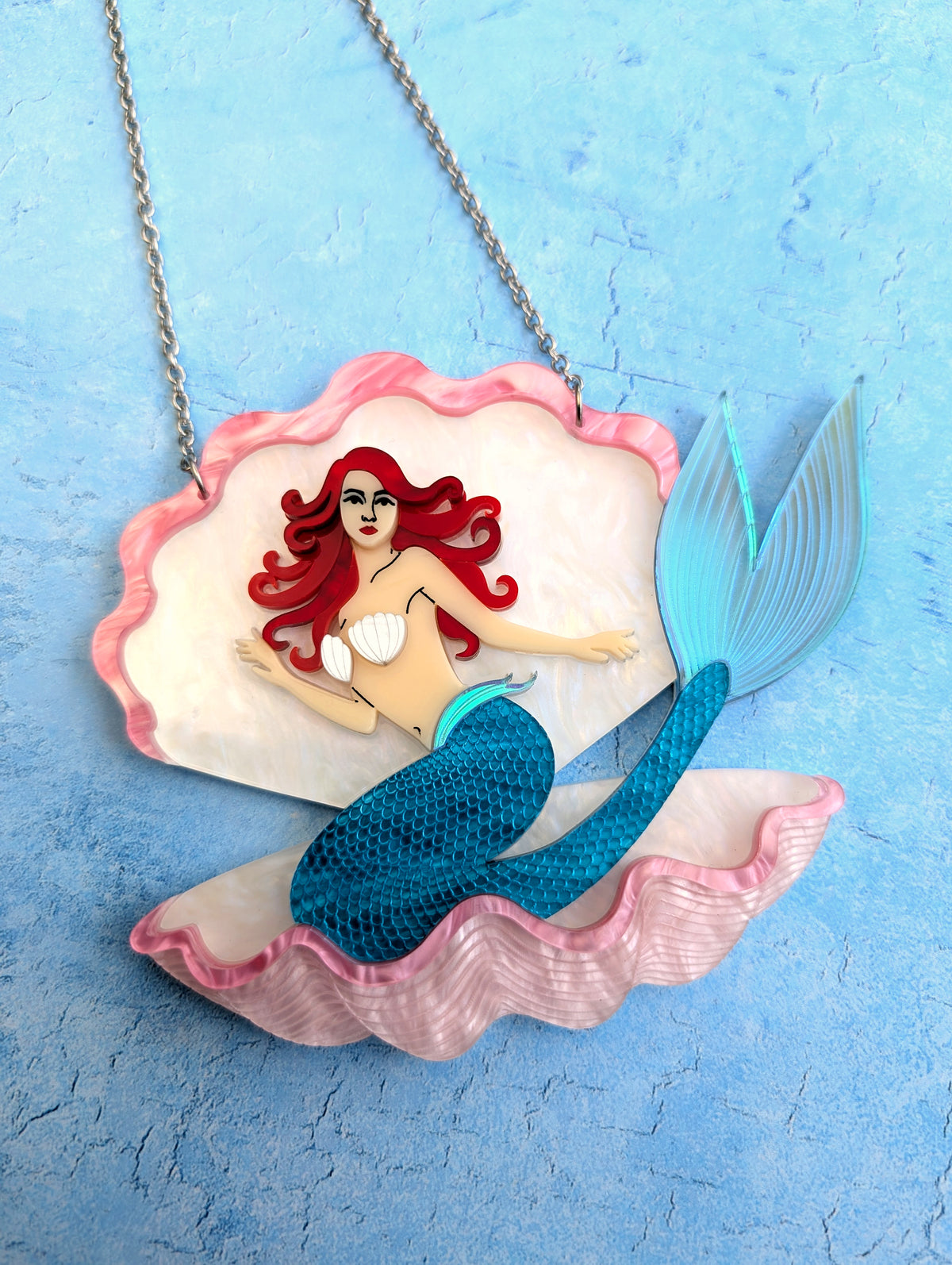 PRE ORDER Mermaid In Shell Necklace