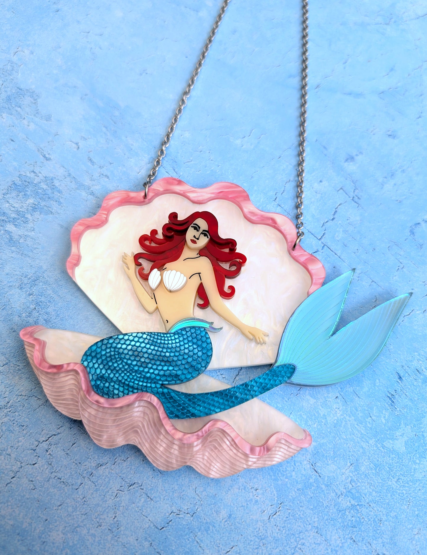 PRE ORDER Mermaid In Shell Necklace