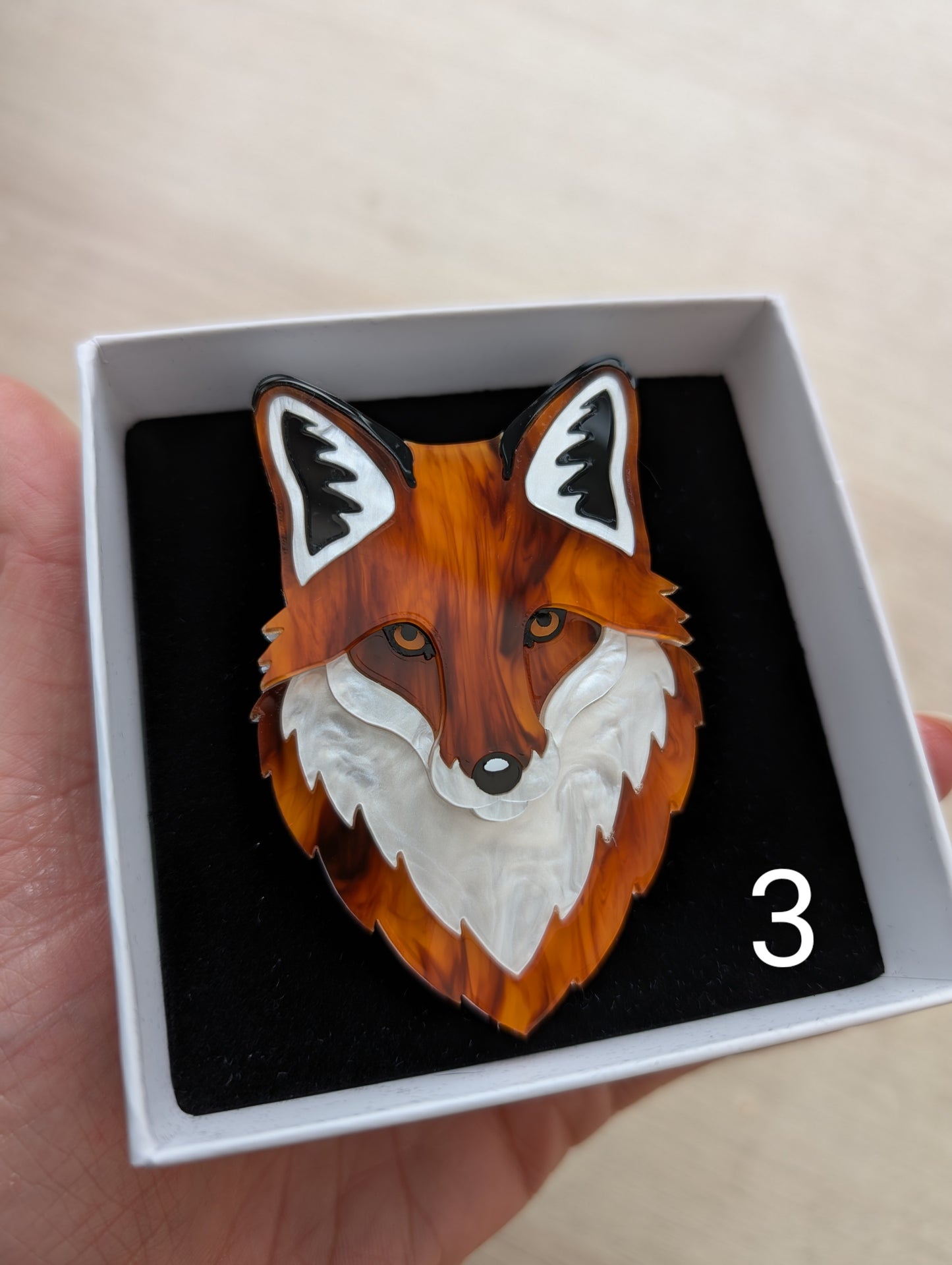 Fox Brooch - 'Autumn' Restocked