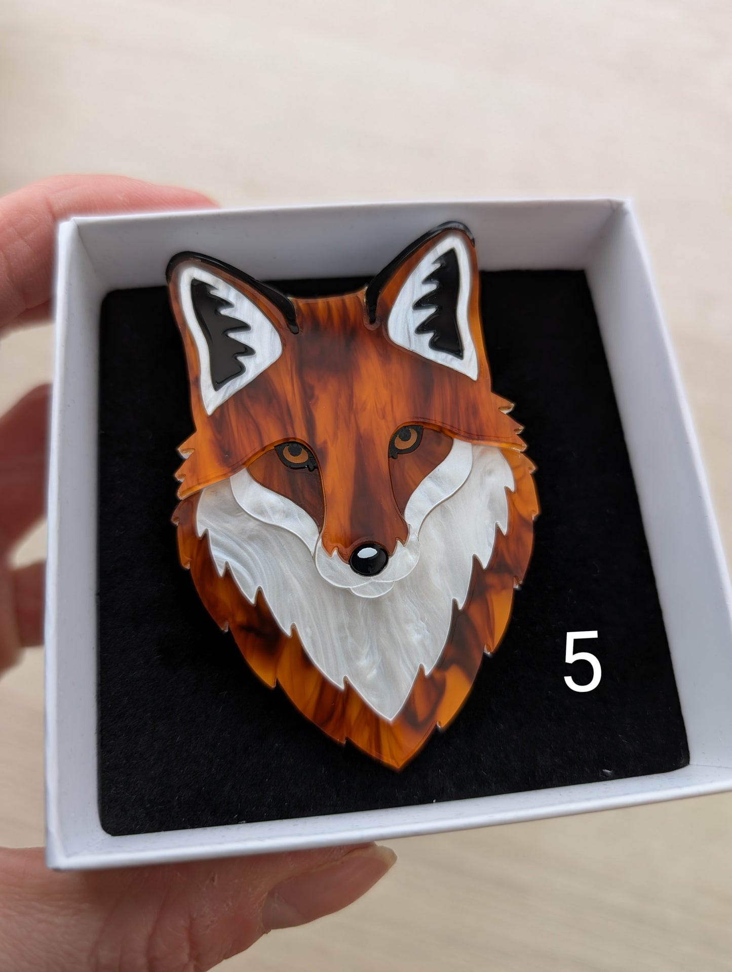 Fox Brooch - 'Autumn' Restocked