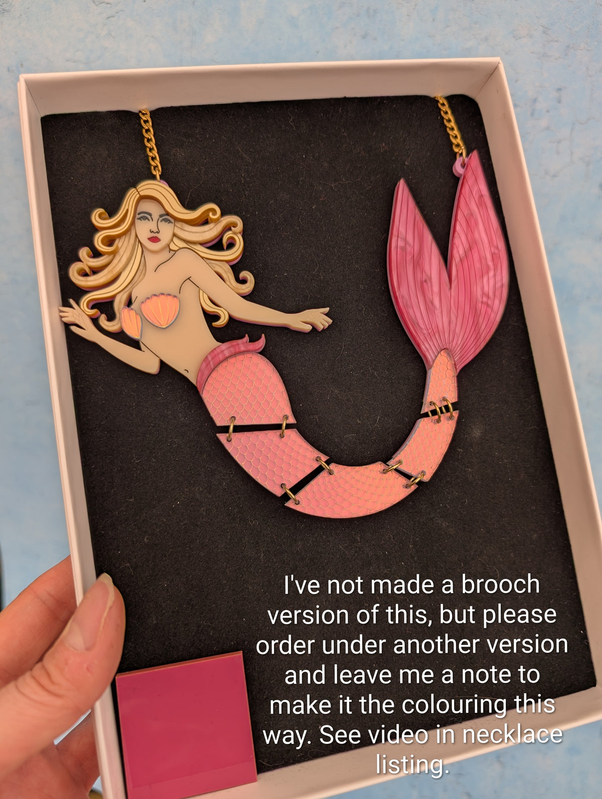 PRE ORDER Mermaid Small Necklace (5 colours)