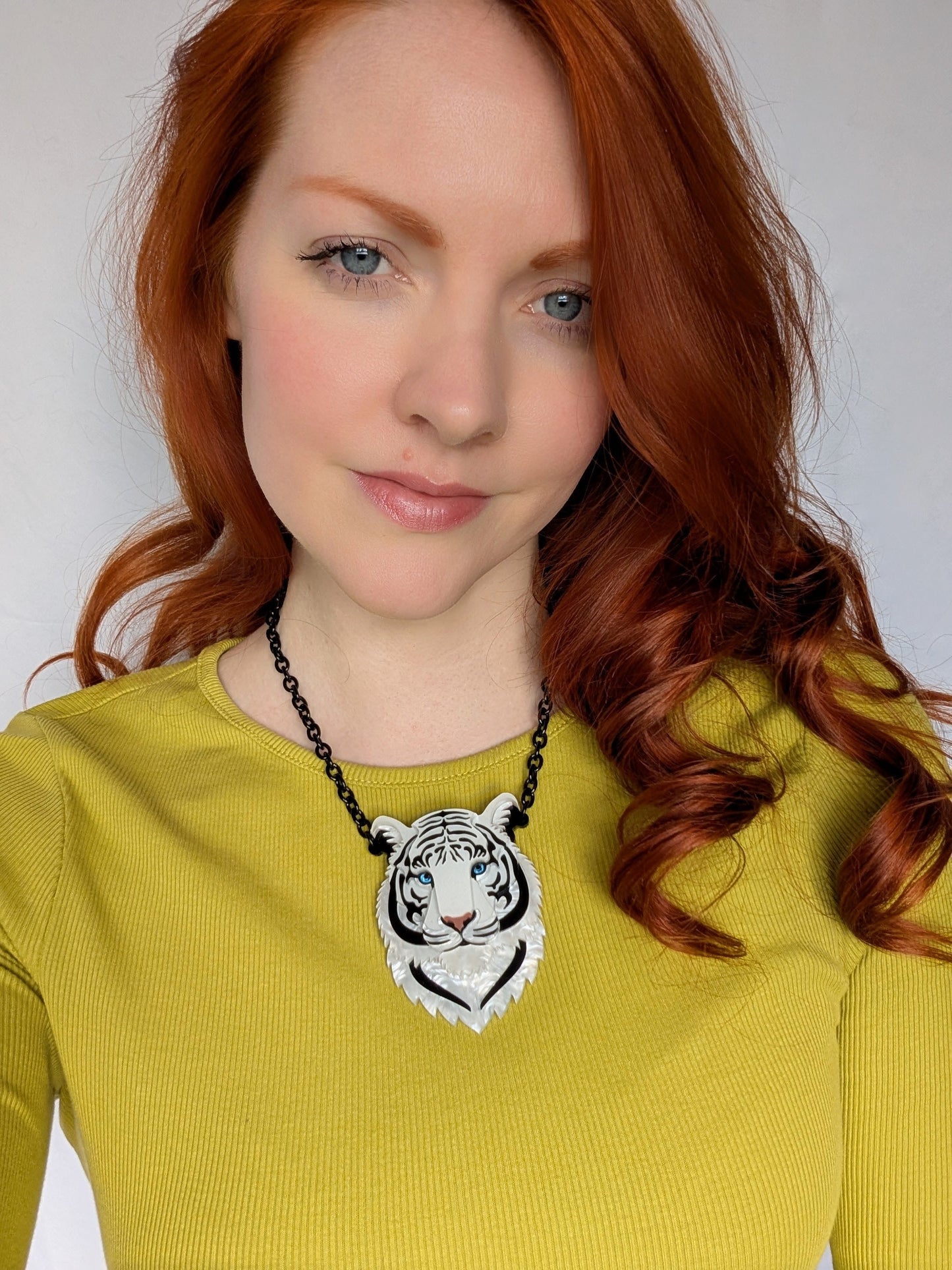 PRE ORDER Small Tiger Necklace 2026 (White)