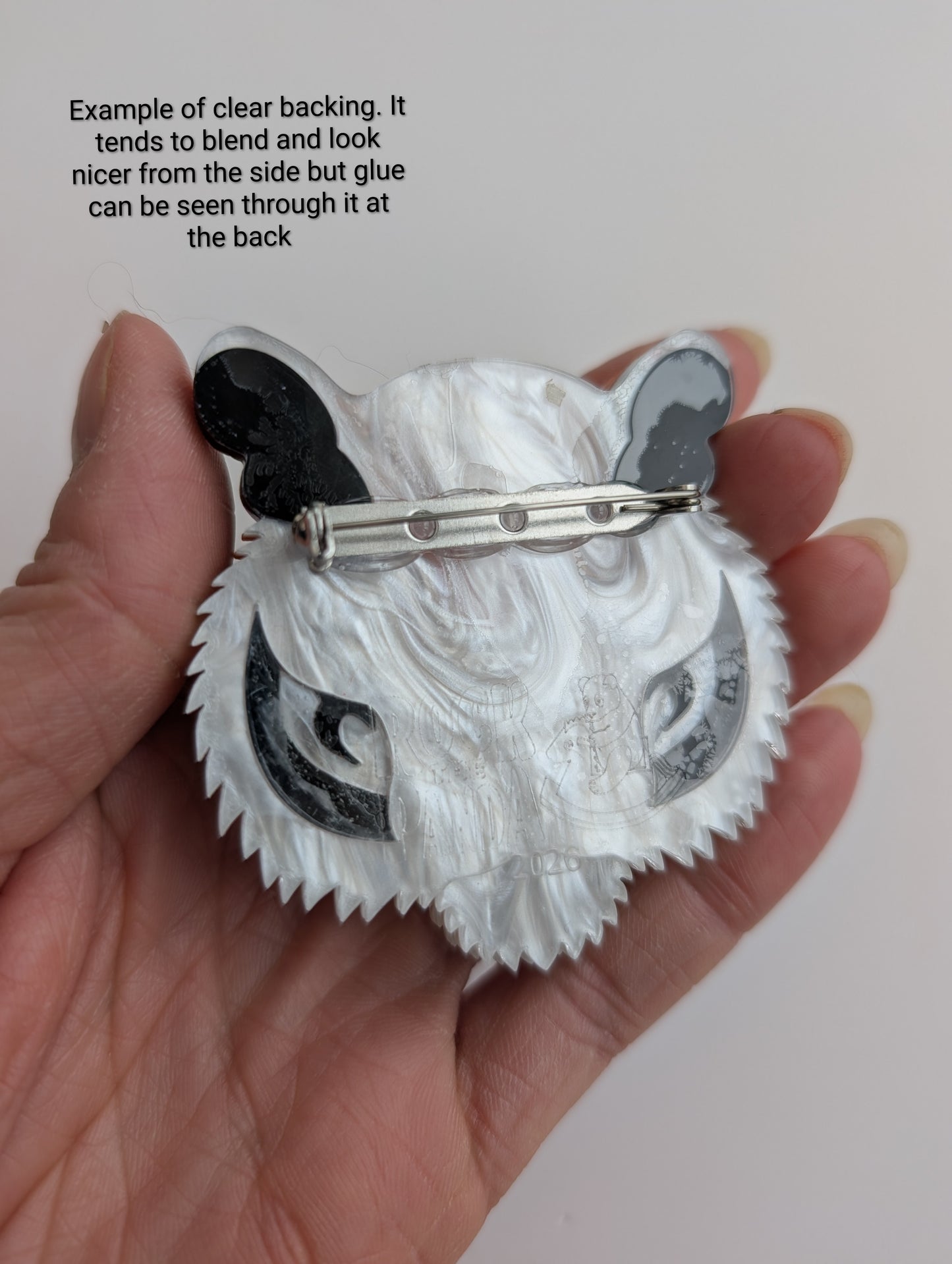 PRE ORDER Small Tiger Head Brooch 2026 (Metallic Orange)