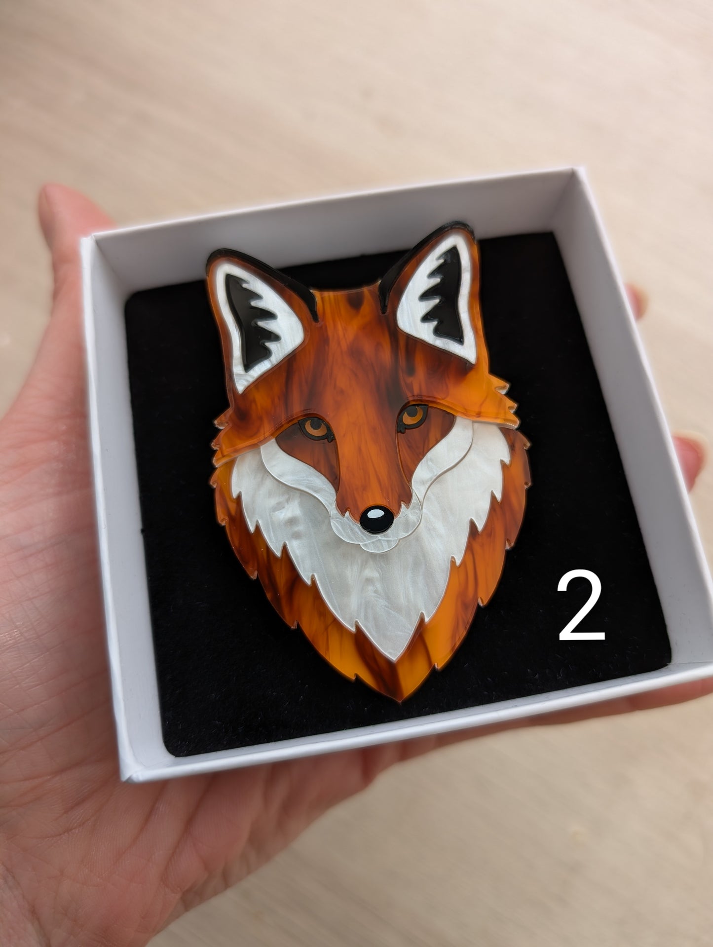 Fox Brooch - 'Autumn' Restocked