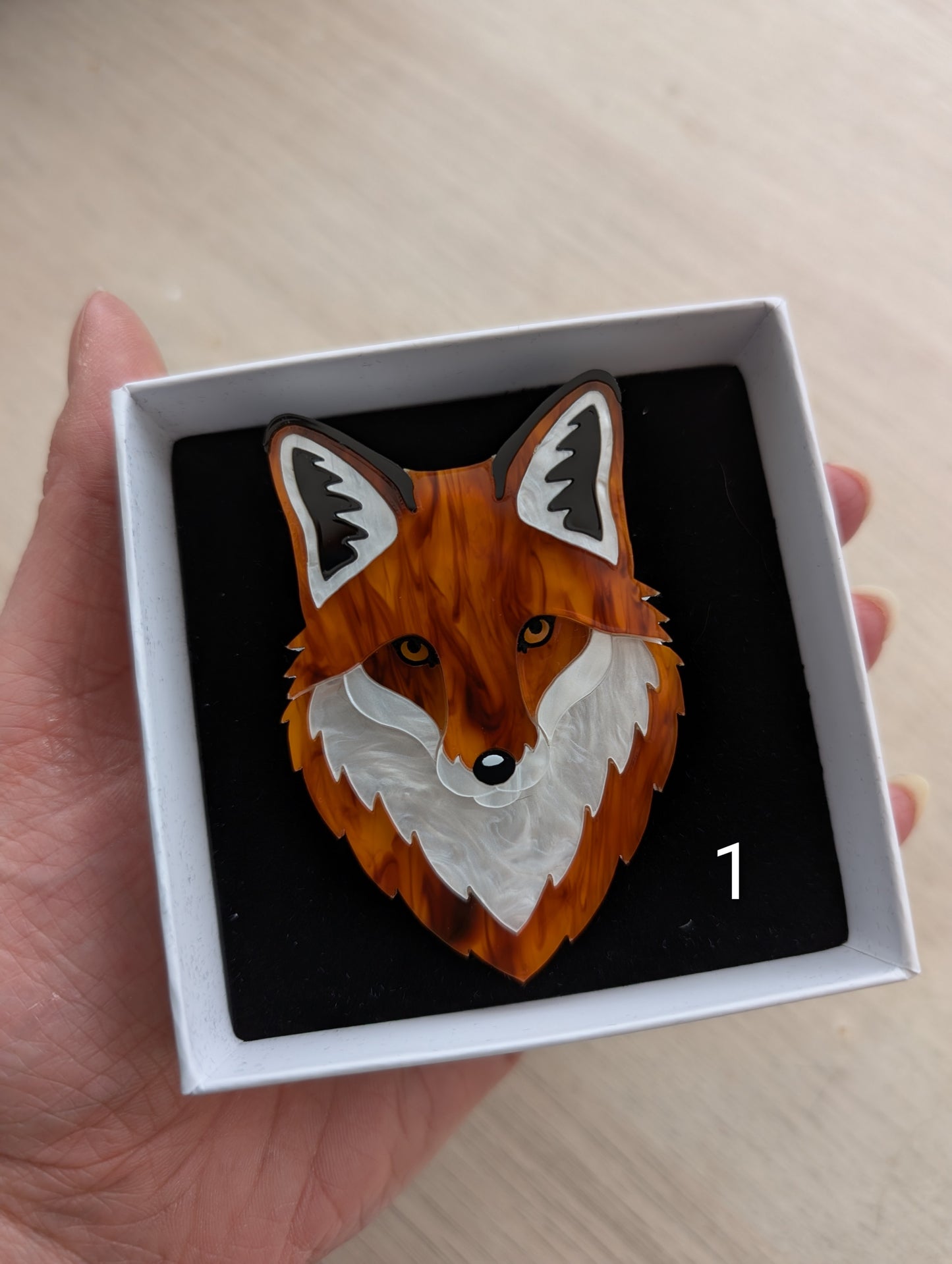 Fox Brooch - 'Autumn' Restocked