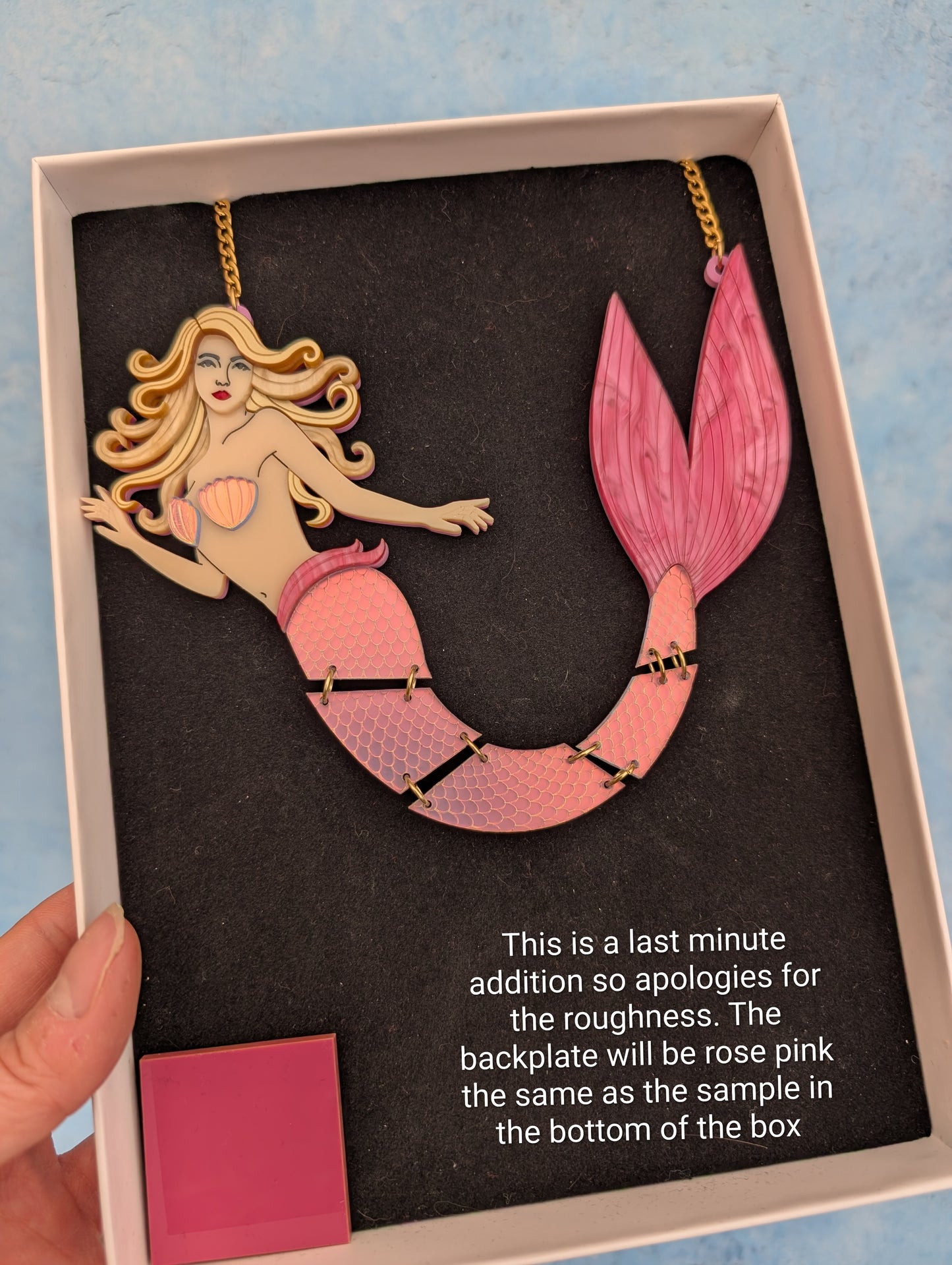 PRE ORDER Statement Articulated Mermaid Necklace (6 colours)
