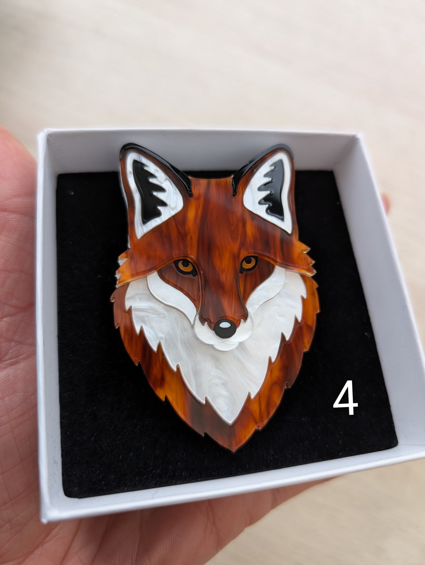 Fox Brooch - 'Autumn' Restocked