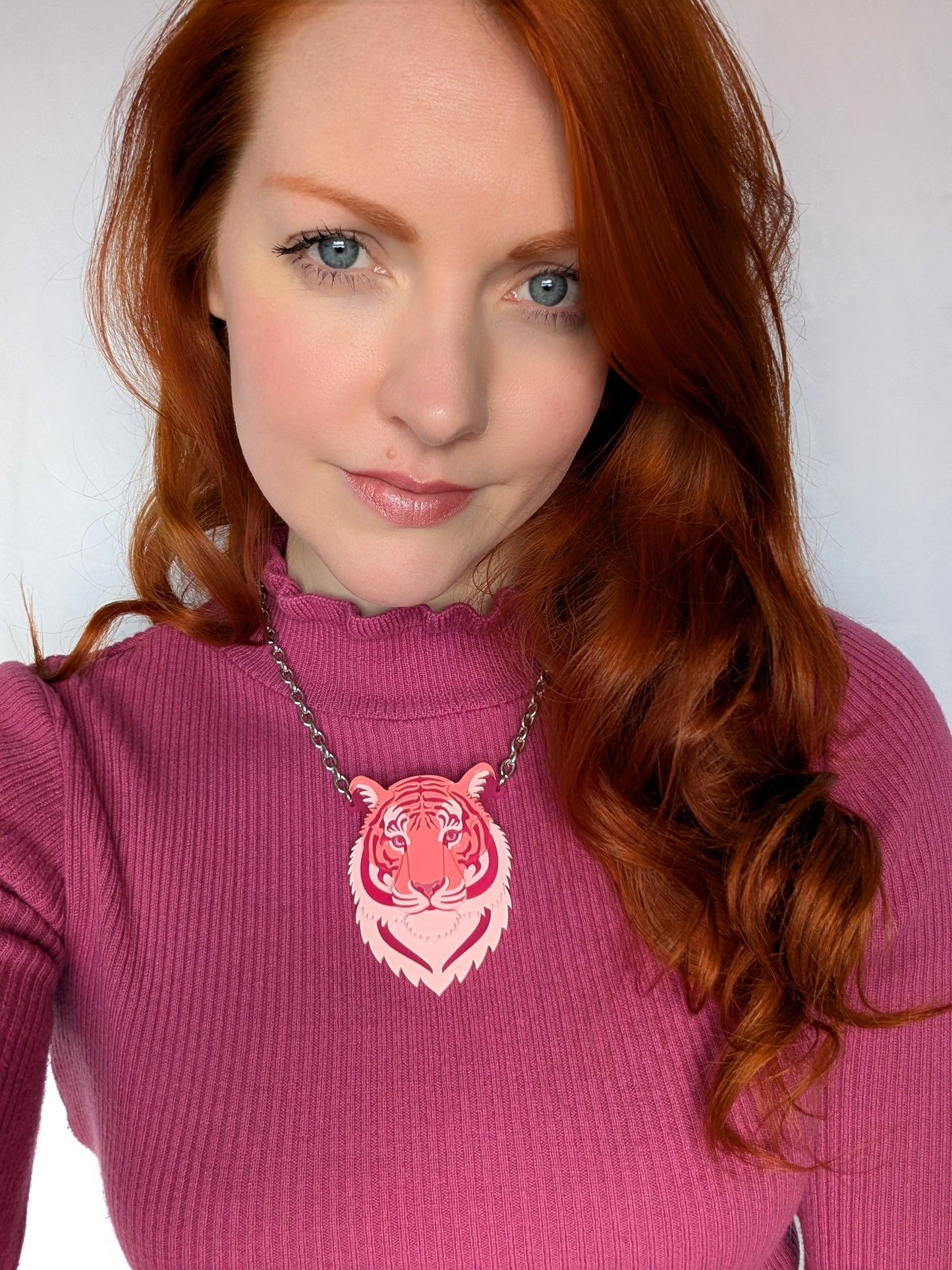PRE ORDER Small Tiger Necklace 2026 (Pink)
