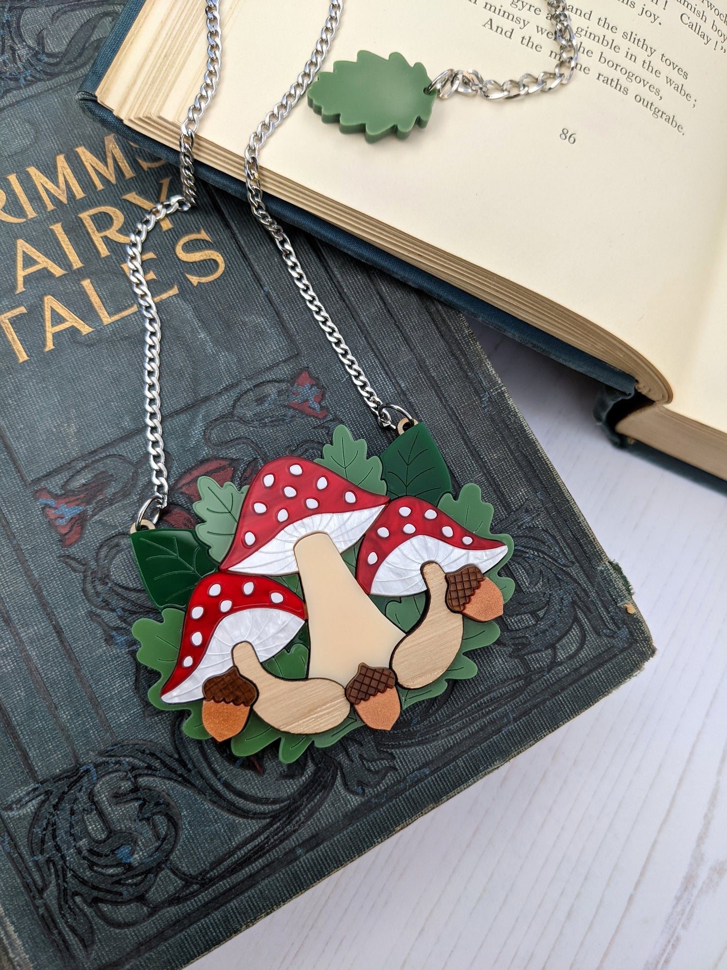 PRE ORDER Toadstool Necklace - Woodland