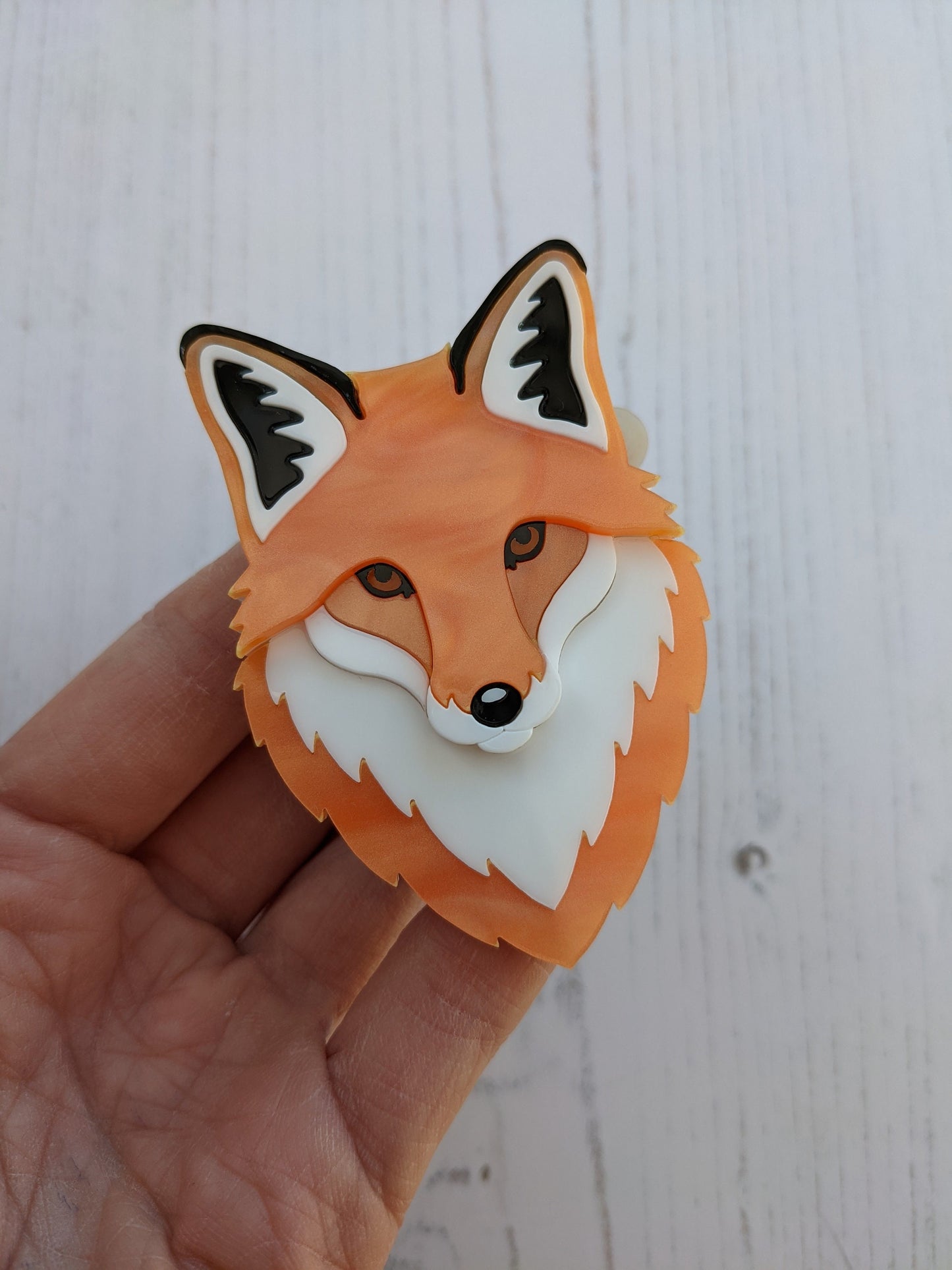 PRE ORDER Fox Brooch - 'Summer'