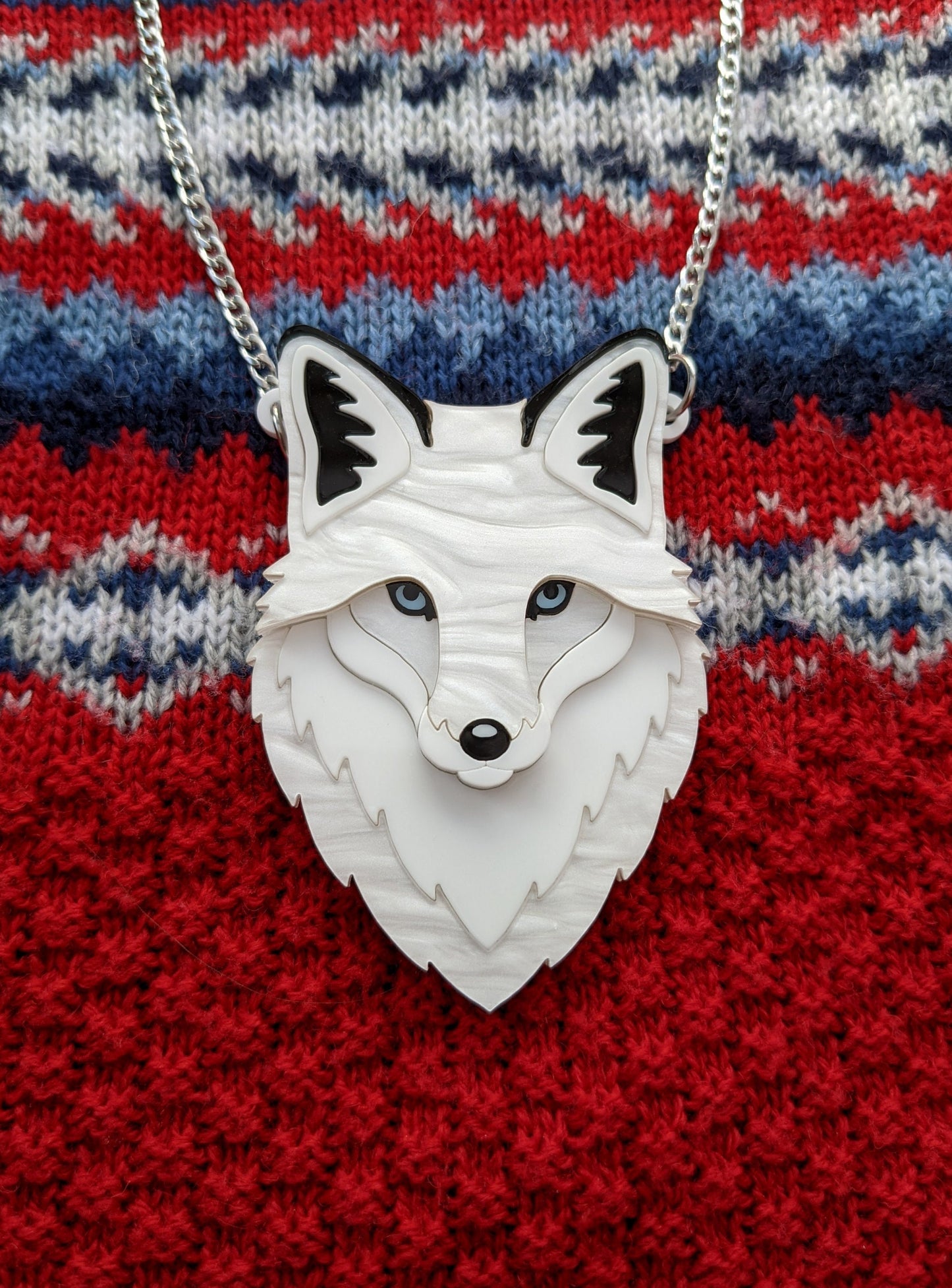 PRE ORDER Fox Necklace - 'Winter'