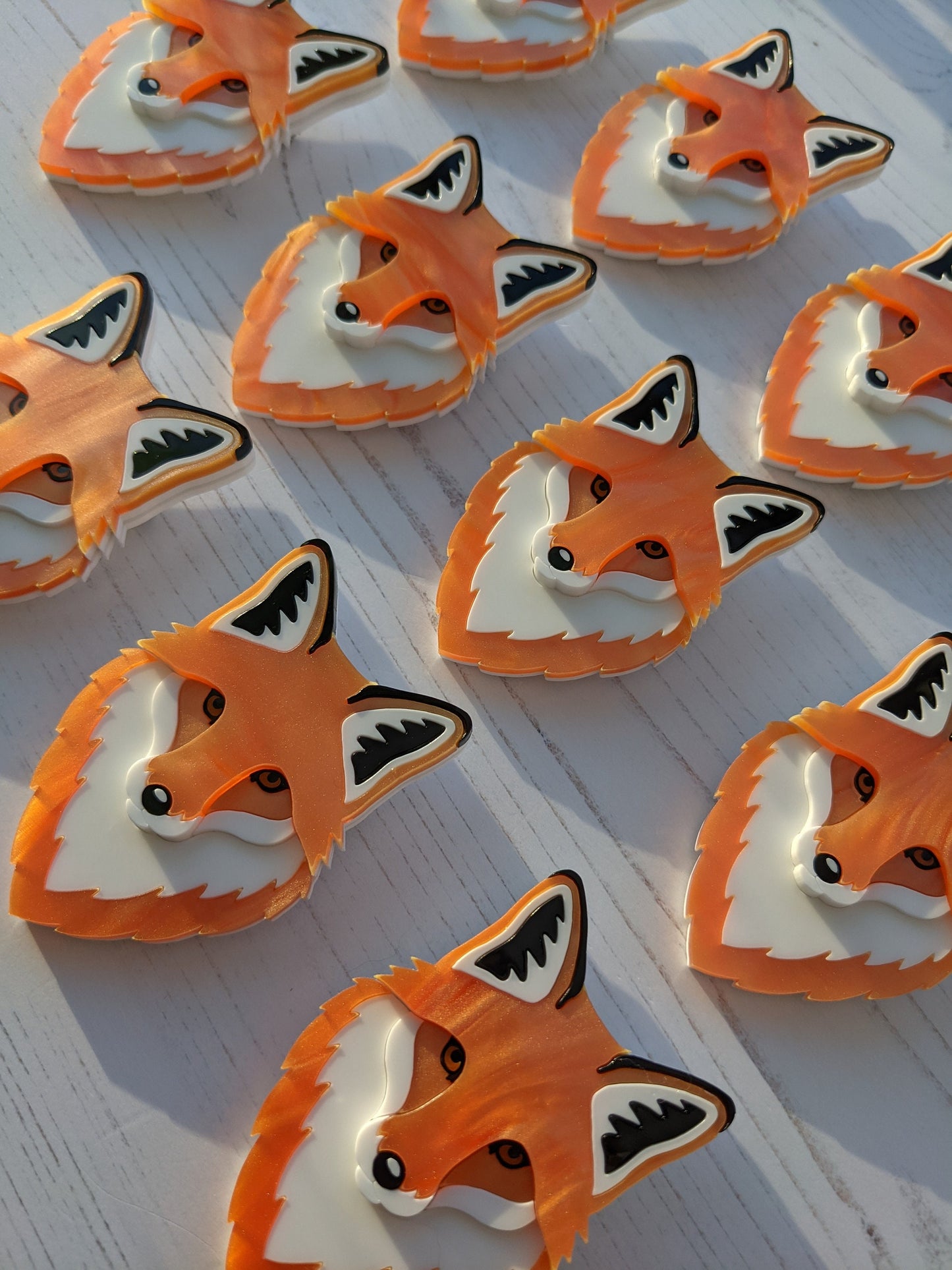 PRE ORDER Fox Brooch - 'Summer'