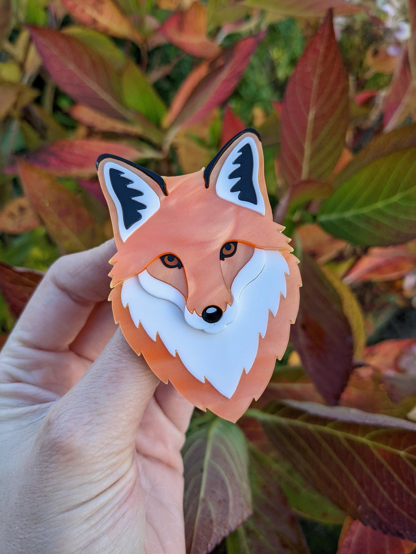 PRE ORDER Fox Brooch - 'Summer'