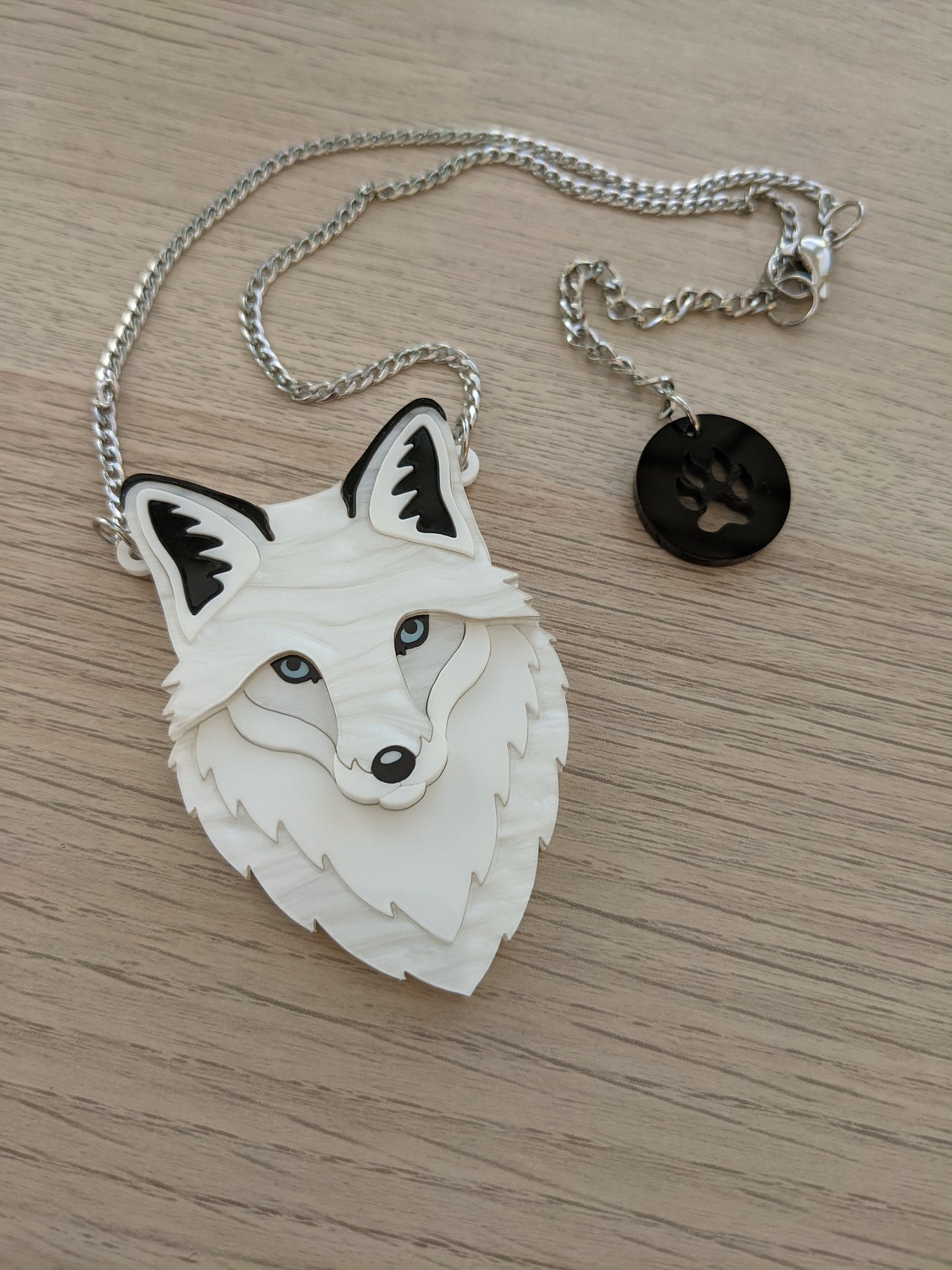 PRE ORDER Fox Necklace - 'Winter'