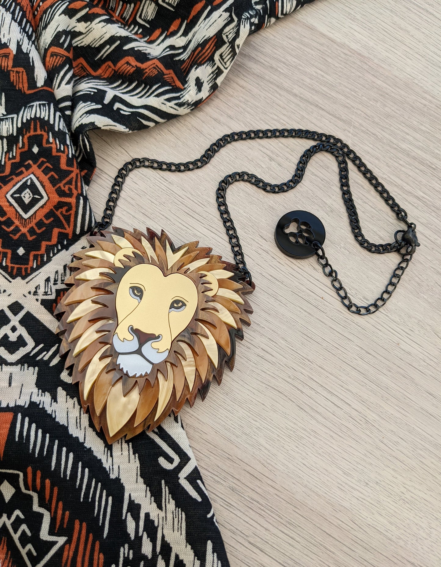 PRE ORDER Lion Necklace - Choose from Two sizes