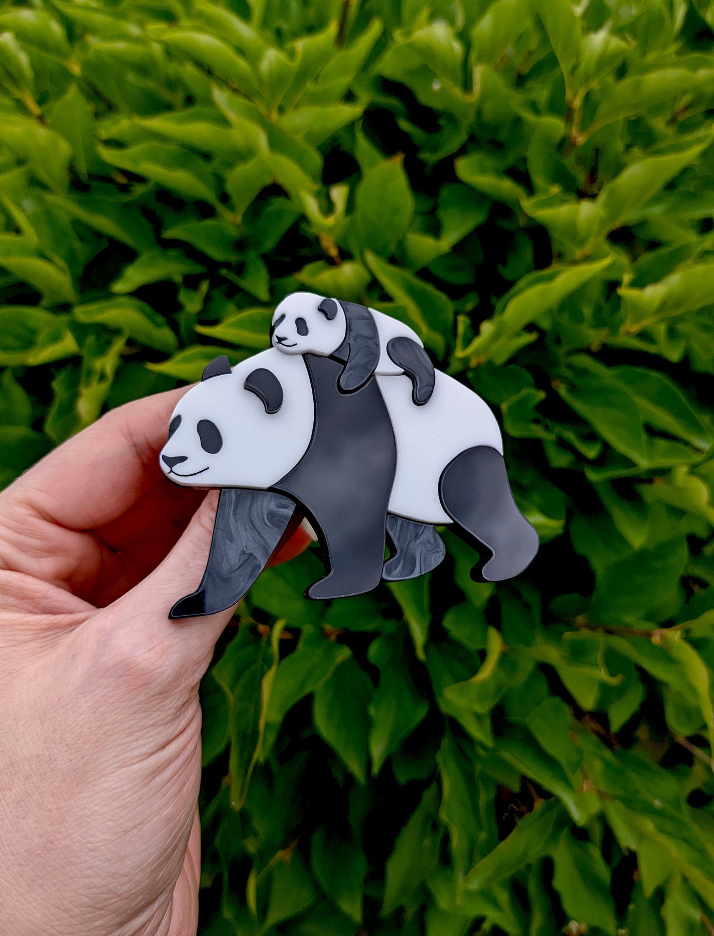 PRE ORDER Panda Mum Brooch