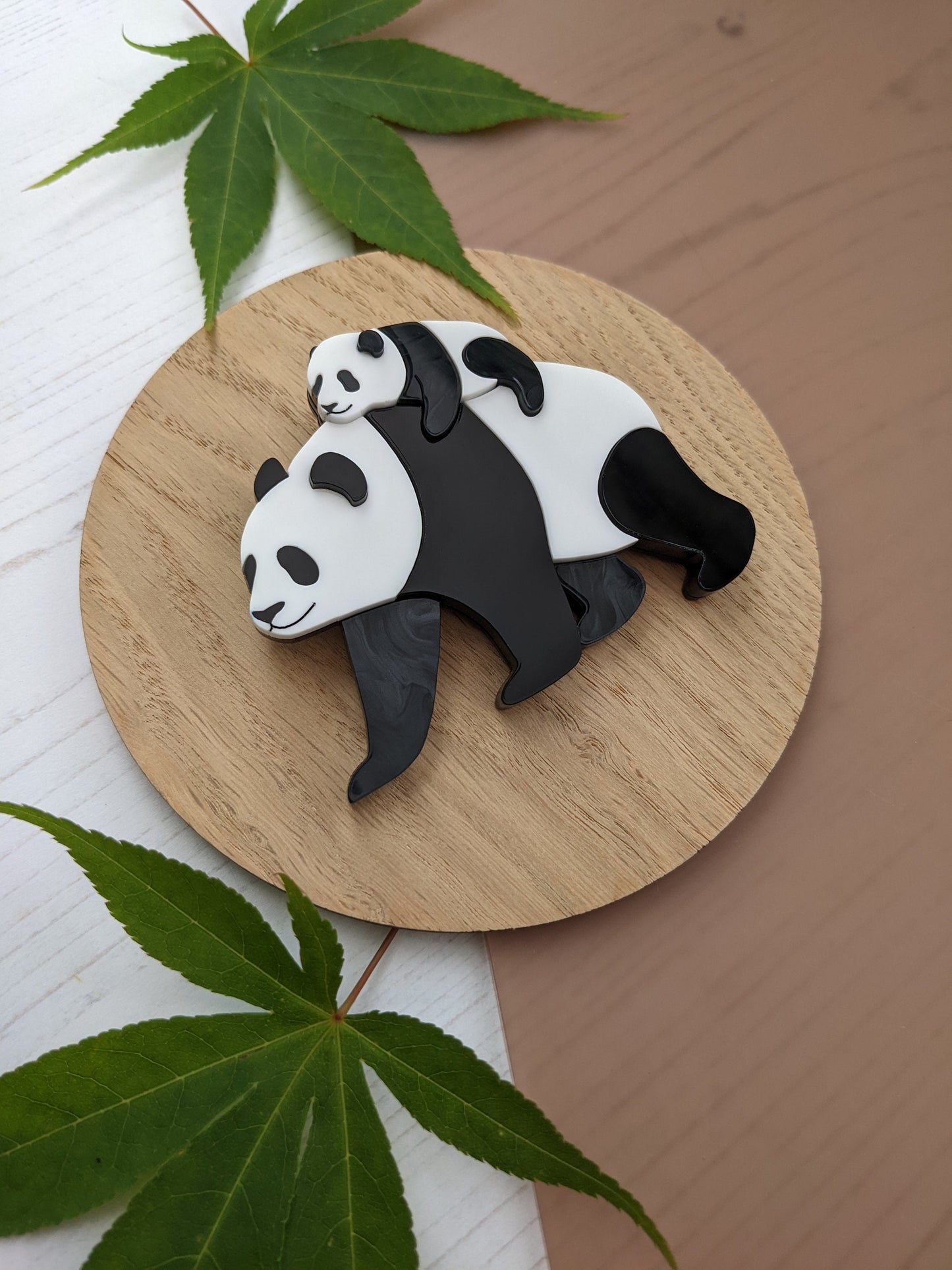 PRE ORDER Panda Mum Brooch