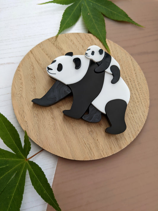 PRE ORDER Panda Mum Brooch