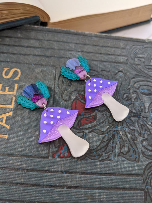 PRE ORDER Mushroom Earrings - Dreamland