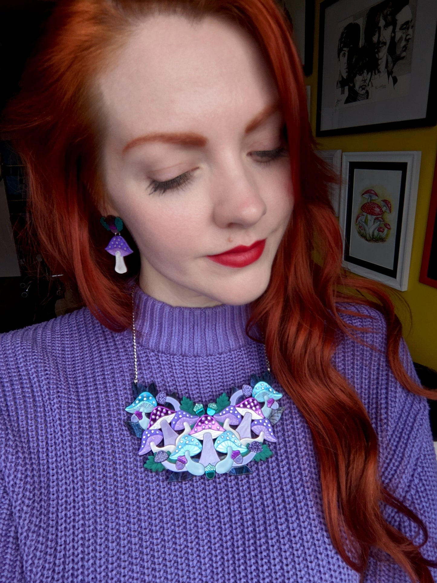 PRE ORDER Mushrooms Earrings - Dreamland